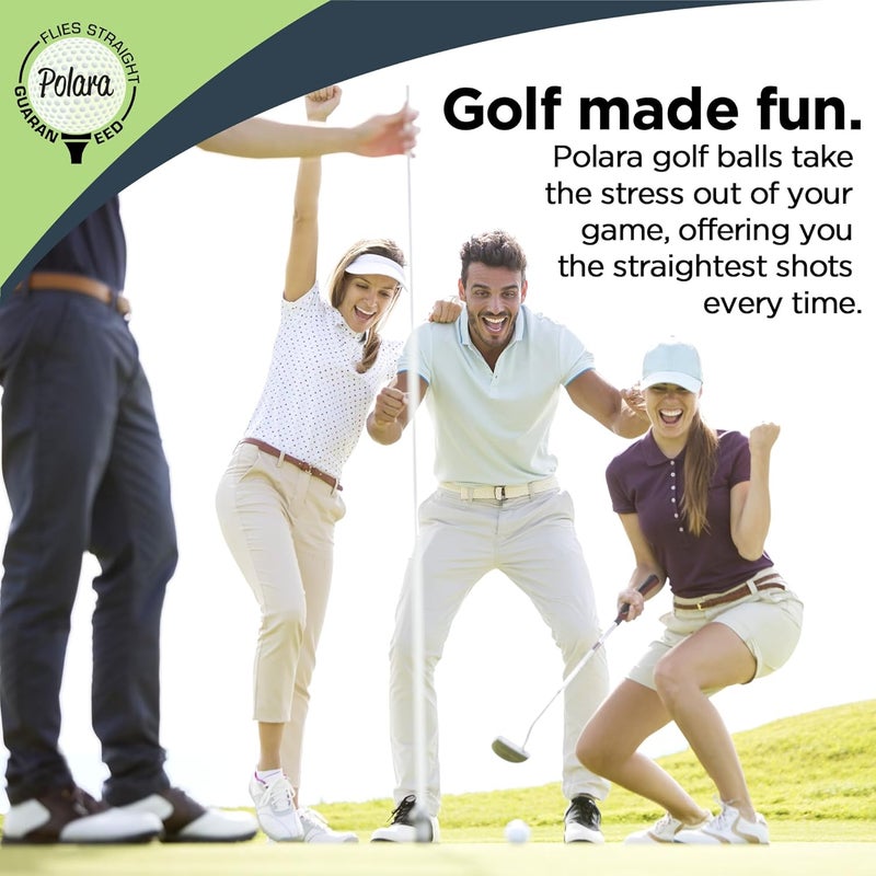 Polara XD Extra Distance Self-Correcting Golf Balls - 12 Pack - Image 5